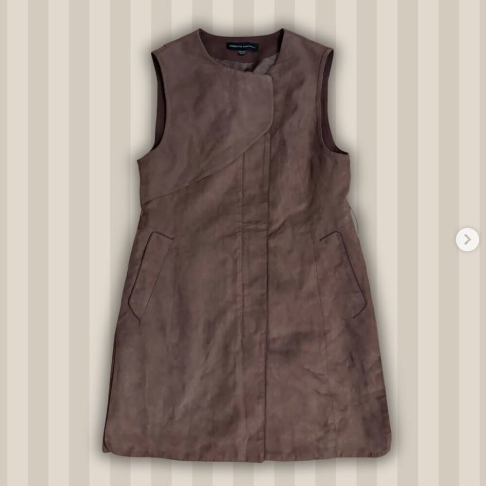 Vintage Kamichi by Mag O Suede Wrap Dress Size 12